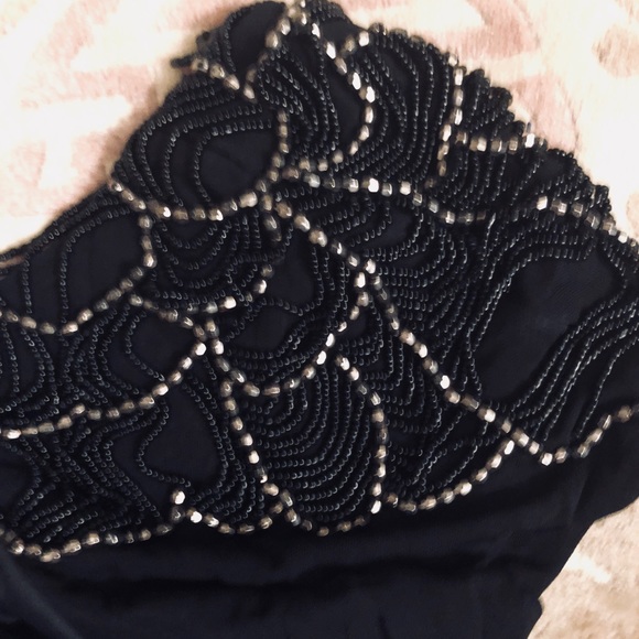 NWOT Stella +Jamie Backless Black formal Dress SzM - Picture 2 of 5